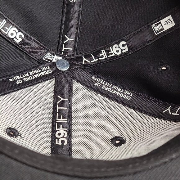 New Era 59fidty Oakland A's Hat Fitted 7 1/4 Blue Black Rare - Picture 8 of 10